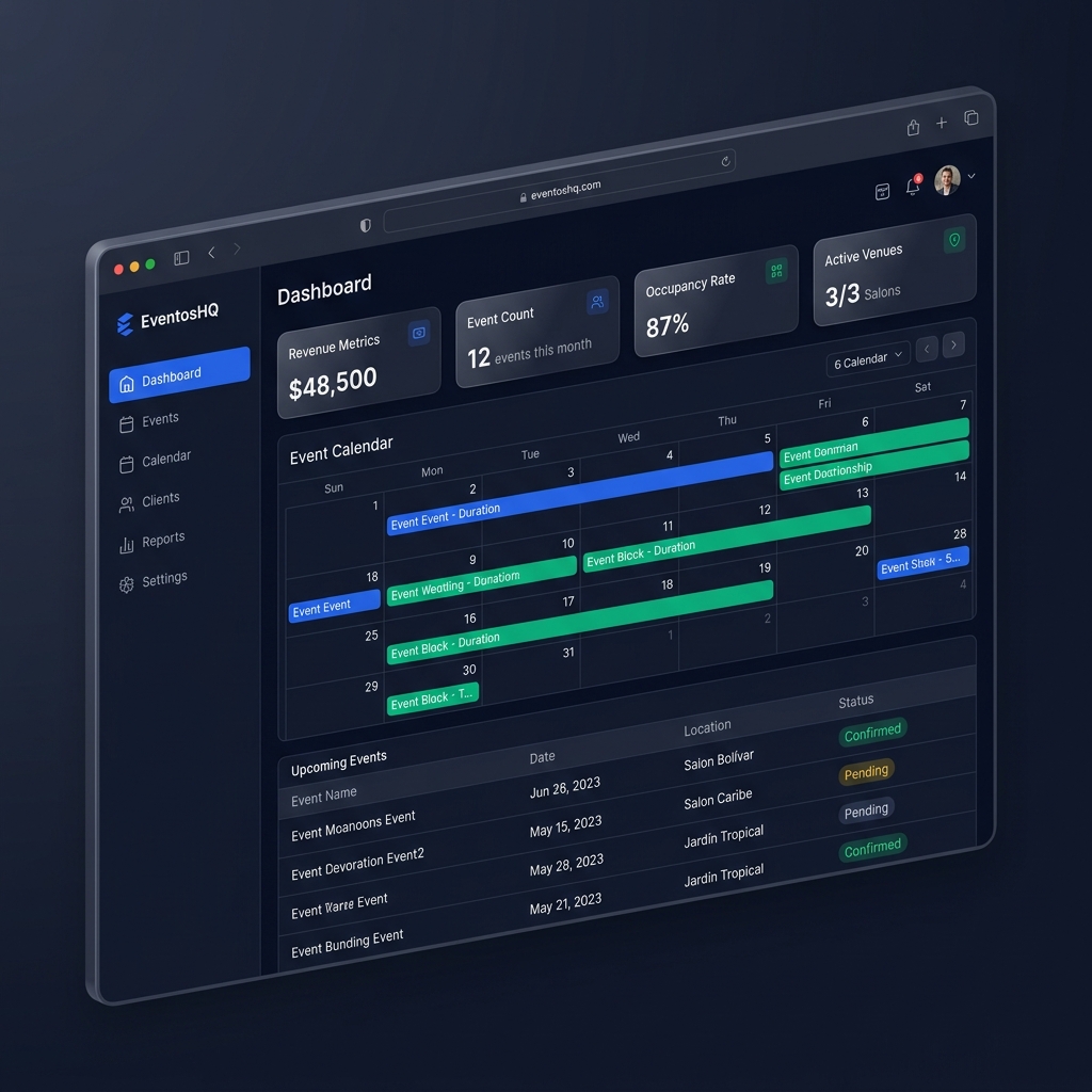 EventosHQ Dashboard